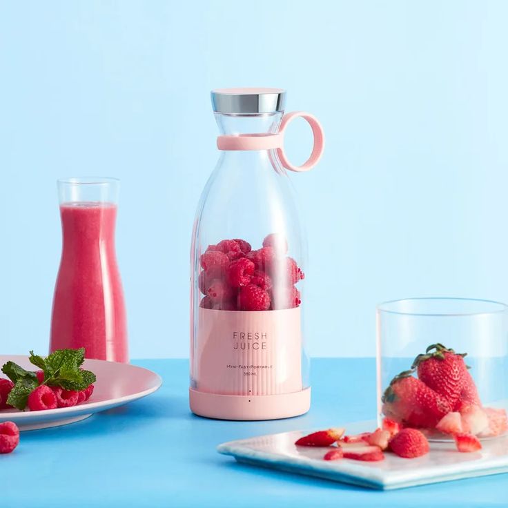 Mini Portable Blender Electric Fruit Juicer Mixers 380 Ml