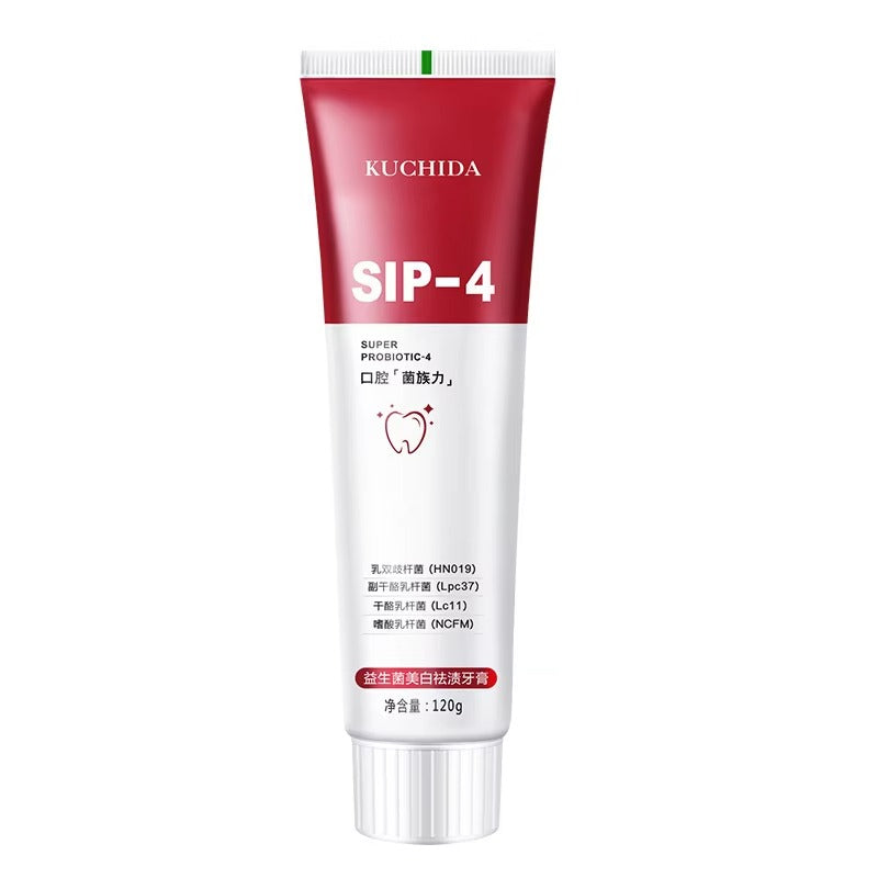 Yayashi SP4 Probiotic Whitening Toothpaste 120g – Removes Coffee, Tea & Smoking Stains
